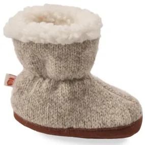 Acorn Kids' Slippers - Easy Bootie, Grey Ragg Wool, TS | A10157ACKTS