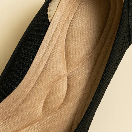 Breathable Hollow Knitting Foot Cover Women's Stiletto Pointed Casual Single Shoes