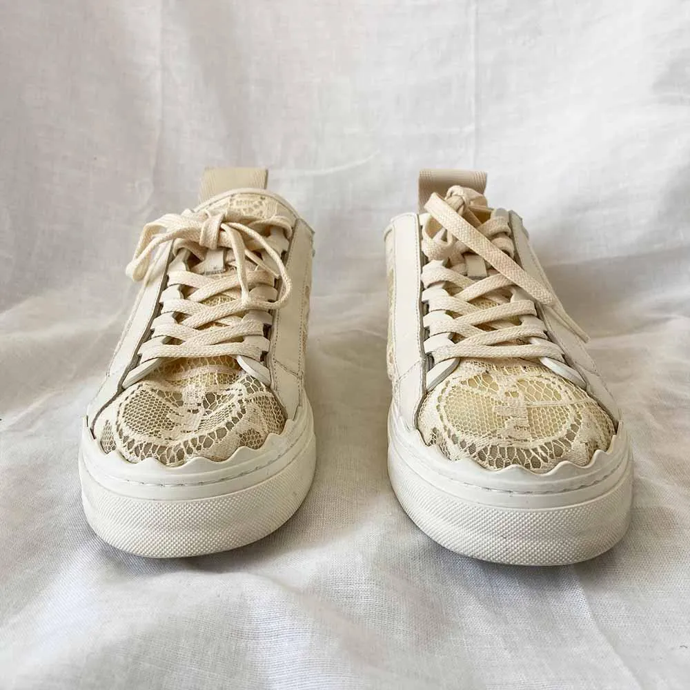 Chloe Lauren lace sneakers, 38