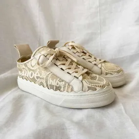 Chloe Lauren lace sneakers, 38