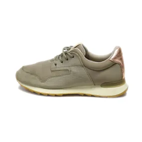 Clarks Floura Mix Low-Top Sneakers Fabric Grey Colour For Women