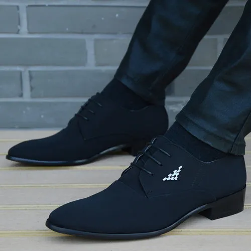 Fashion Business Casual Leather Shoes Men's Pointed Toe Short  Martin Boots | Brodtica.com