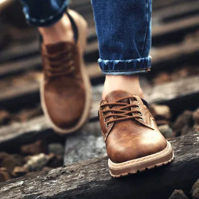 Handmade Versatile Men's Leather Leisure Shoes | Brodtica.com