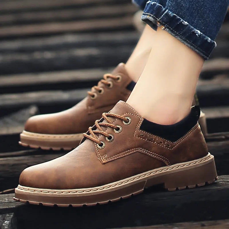 Handmade Versatile Men's Leather Leisure Shoes | Brodtica.com