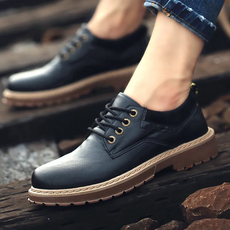 Handmade Versatile Men's Leather Leisure Shoes | Brodtica.com