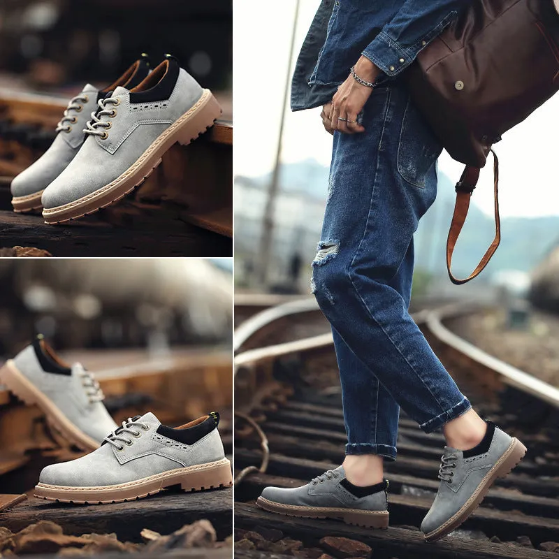 Handmade Versatile Men's Leather Leisure Shoes | Brodtica.com