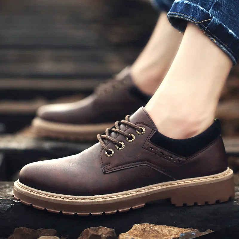 Handmade Versatile Men's Leather Leisure Shoes | Brodtica.com
