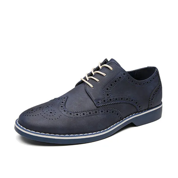 Leather Shoes Men Casual British Formal Groom Youth Business | Brodtica.com
