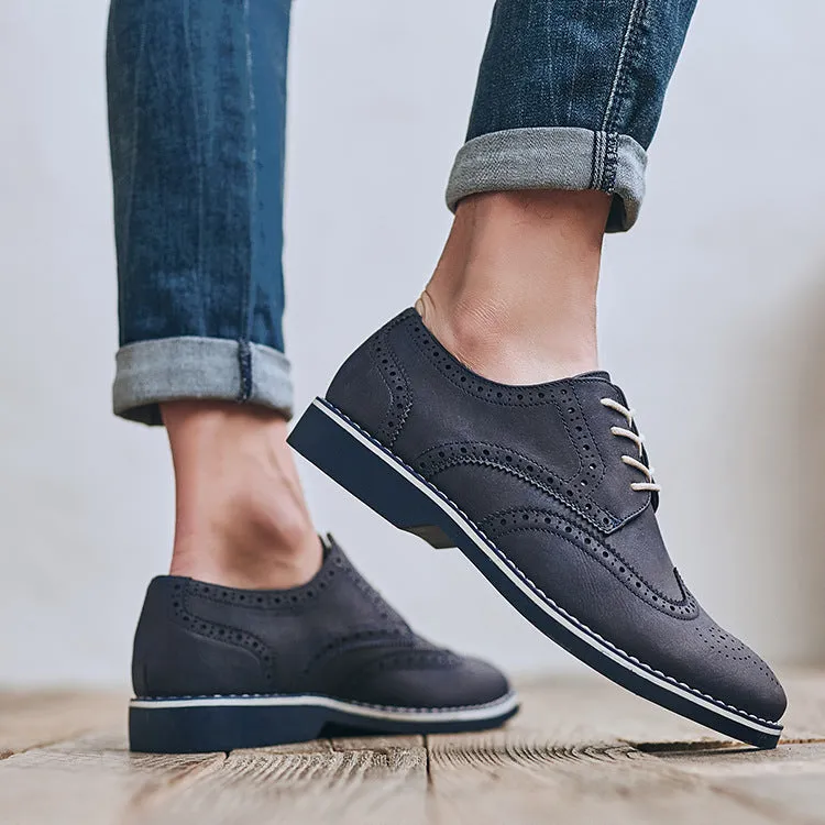 Leather Shoes Men Casual British Formal Groom Youth Business | Brodtica.com