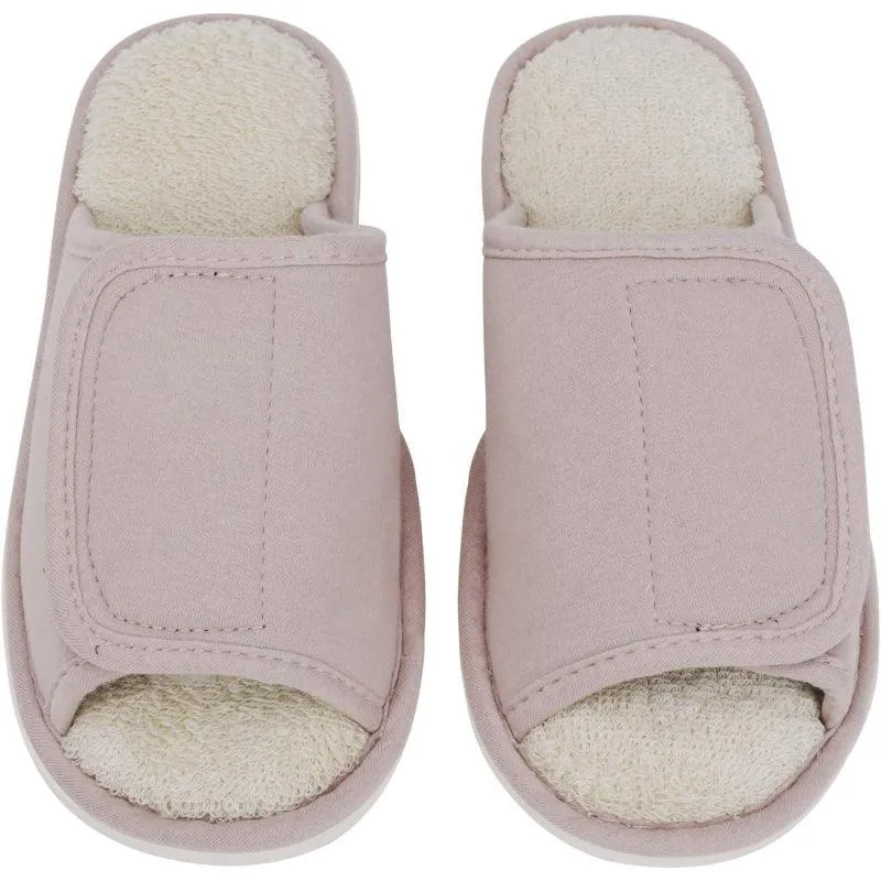 Non Slip Arthritis Slippers – Open Toe with Velcro Closure