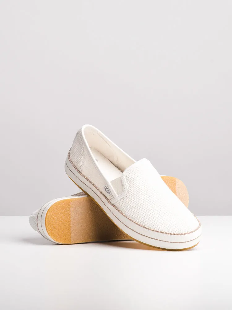 WOMENS BREN NATURAL CANVAS SHOES- CLEARANCE